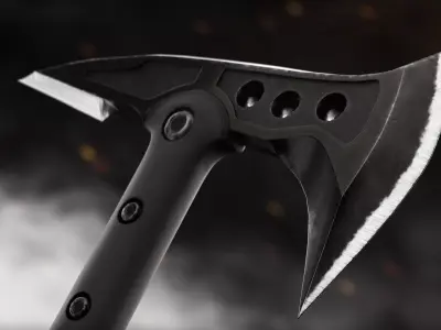 Tactical Tomahawk 3D Model Low-poly 3D model
