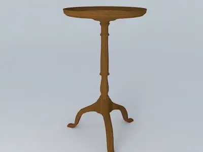 Pedestal Table Free 3D model
