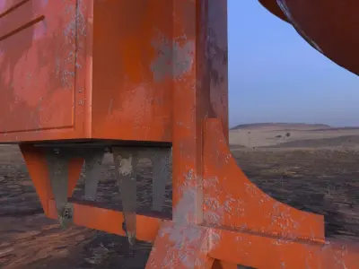 Concrete mixer 3D model get