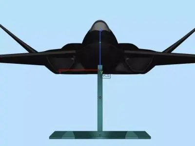 YF-23A Black Widow 3D print model purchase