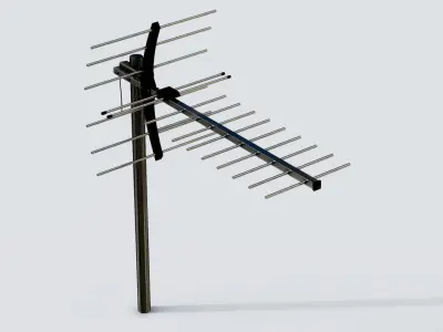 Antenna 15 Low-poly 3D model
