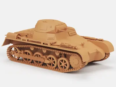 PzKpfw I Ausf A 3D print model