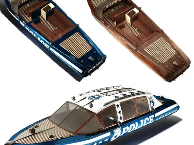 Camper of Sea Vol01  HACKERBOAT 3D model