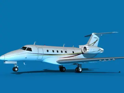 Embraer Praetor 500 V05 3D model