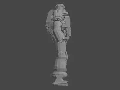 Power Armor T-45 3D model