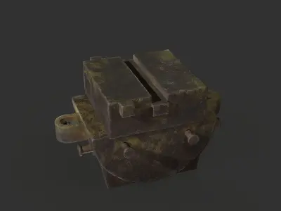 Foundry Cont Low-poly 3D model