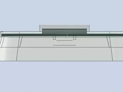 Clear truck lens 3D model