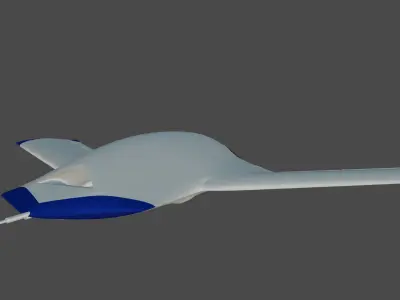 Boeing X-45A 3D print model