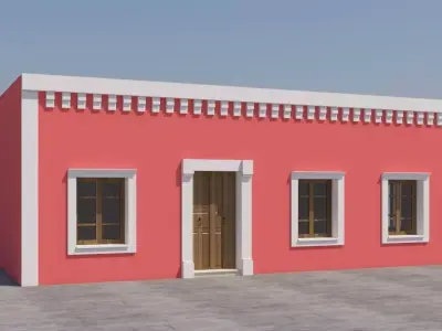 Mexican House 3D model buy