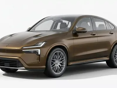 Modern Luxury SUV Coupe Bronze Concept 3D model