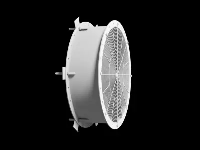 Industrial fan 3D model buy