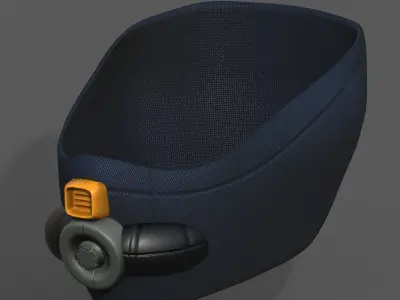 Helmet scifi military combat 3d  Low-poly 3D model get