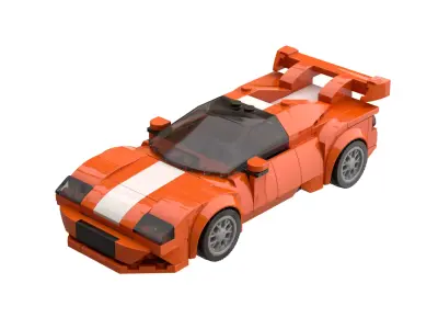 MocBricks3D - Lego Sport-Car Concept 2 3D print model