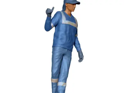 N4 Sweepers collecting garbage 3D print model