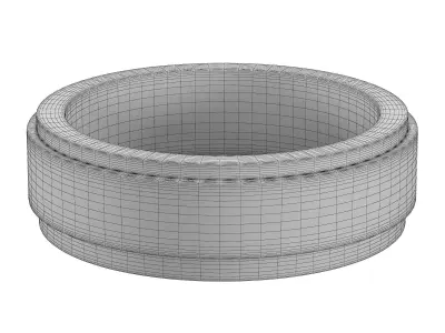 GRIGIO ANTICO CHIARO FRUIT BOWL 3D model