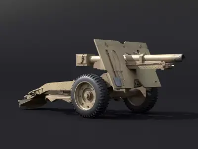 Ordnance QF 25 Pounder Y 3D model