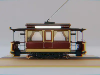 Tramcar 3D model