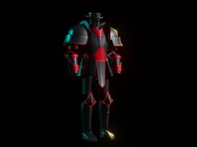 ARMOR SET 3D MODEL knight in 3D model