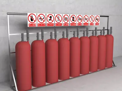 Fire resources 3D model