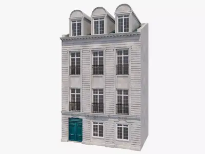 European building 1 3D model