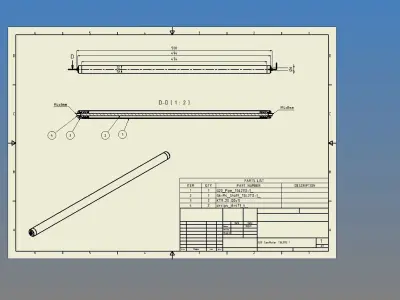 Conveyor Rollers 3D model