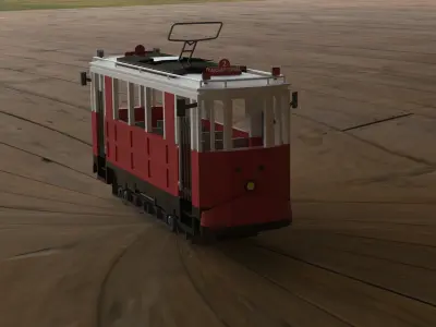 Istanbul Taksim Nostalgic Train 3D print model