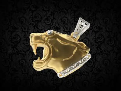 Panther Pendant  3D print model