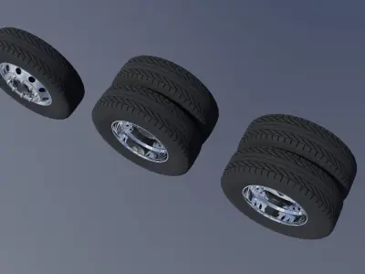 Truck tire Free 3D model