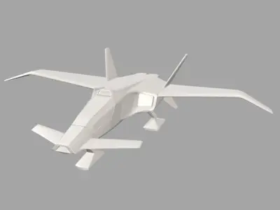 Spacecraft concept vehicle 3D print model