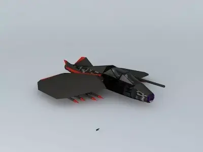 SQ Picador Space fighter class Free 3D model