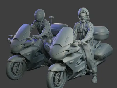 Honda ST 1300 police HSTP1 001 - 002 3D print model