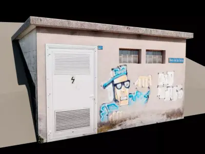 E10s Electrical Box 02 3D model