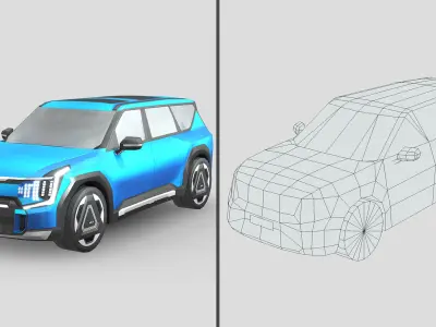 Low-Poly Car Pack 022 - Urban Adventurers by slowpoly
