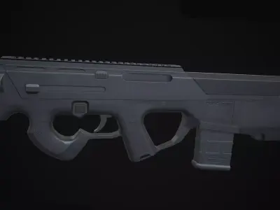 Magpul PDR Low-poly 3D model