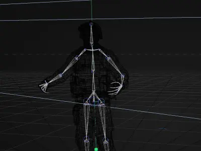 Modern soldiers 3D model