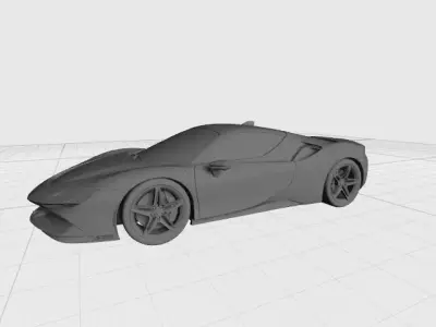 Ferrari SF90 Free 3D model purchase