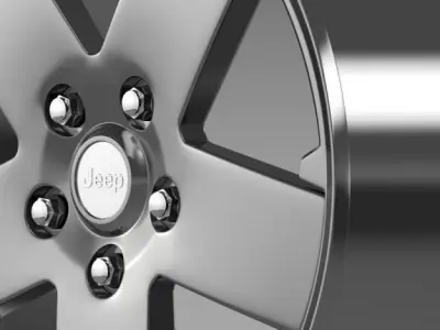 Jeep Wrangler rim 3D model