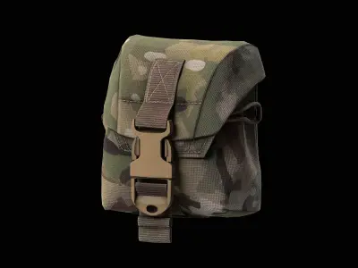 CRYE Frag Pouch Low-poly 3D model