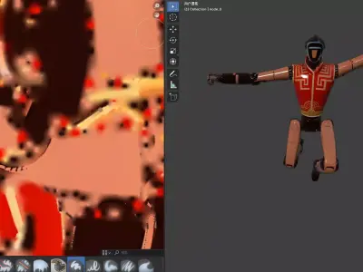 Spring Festival Gala - Jumping Robot 4 3D model