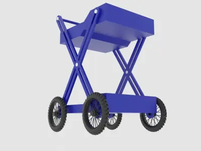 Folding Cart 3D model