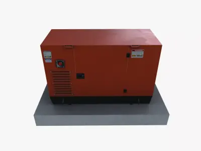 Generator Low-poly 3D model