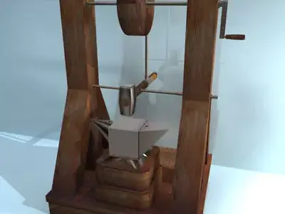 Leonardo Automatic Hammer Machine 3D model