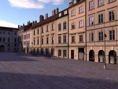 Vienna street 3D model