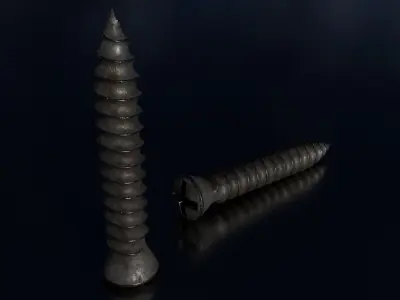 Screw 3d model Free 3D model