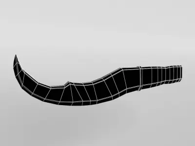 Knife 001 Free low-poly 3D model