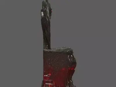 Throne 3D Model 3D model