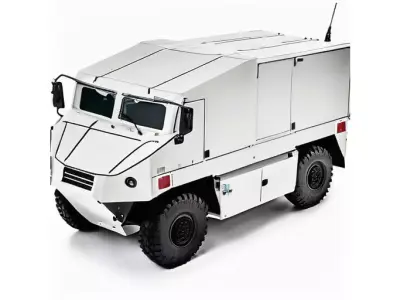 Tracked Armored Supply Vehicle for 3D print 3D model
