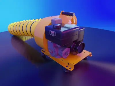 Gas Blower 3D model