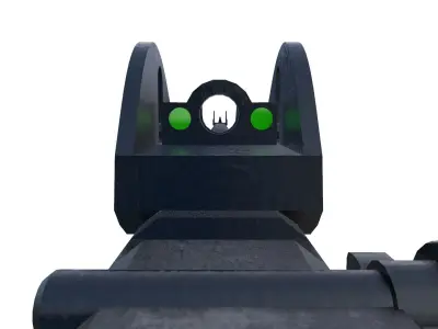 SHOTGUN STF 12  Low-poly 3D model