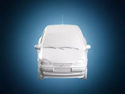 Compact Opel Corsa Hatchback Vehicle Model 3D print model